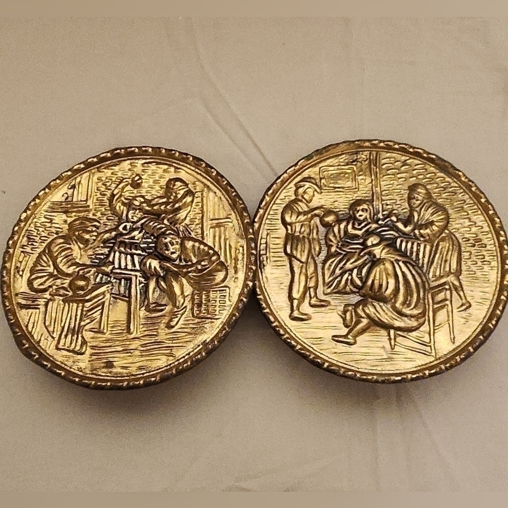 Brass Embossed Wall Plates